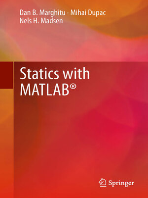 cover image of Statics with MATLAB